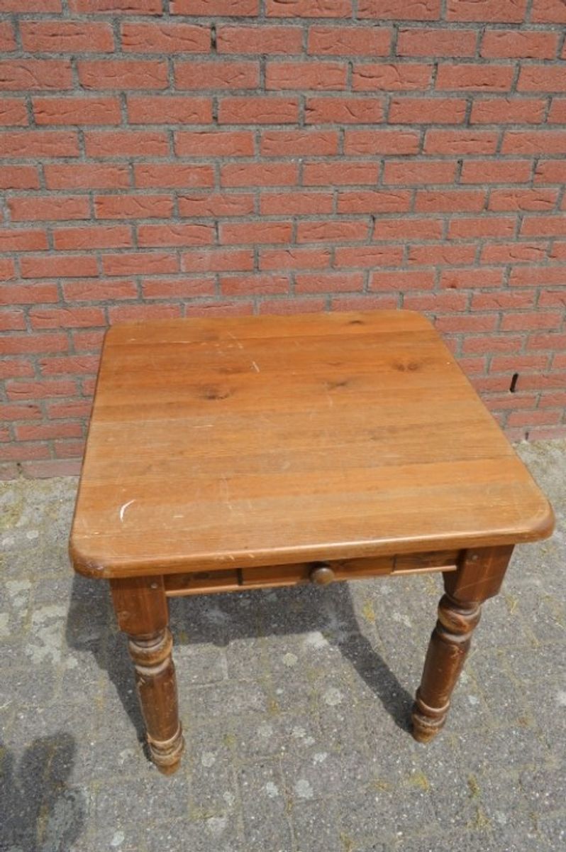 Grenenhouten Eettafel Vierkant image 4
