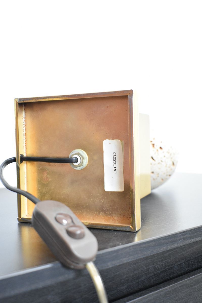 Jaren ’60 Lamp Met Struisvogelei Van Travertin | Mid Century image 5
