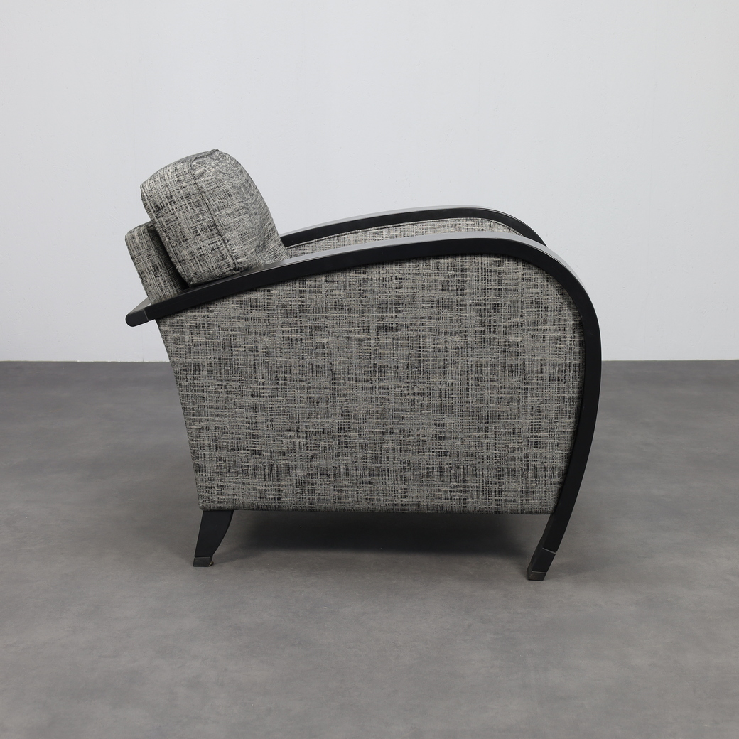 Set Of 2 Art Deco Style Lounge Chairs By Bench image 5