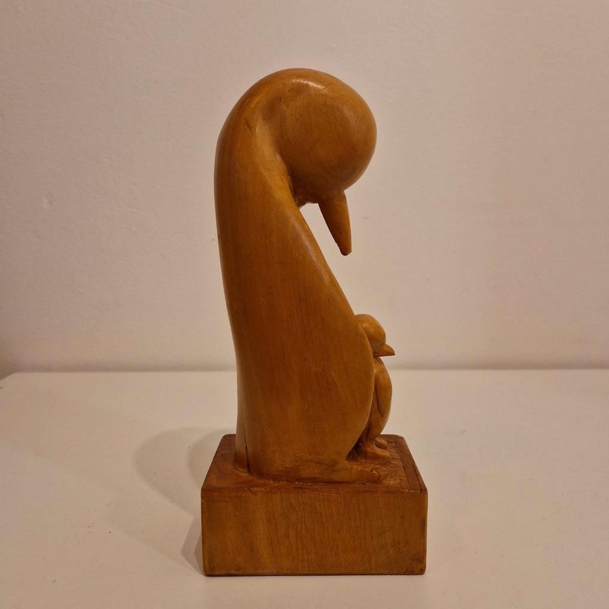 Art Deco Pinguin Beeld Houtsnijwerk image 4