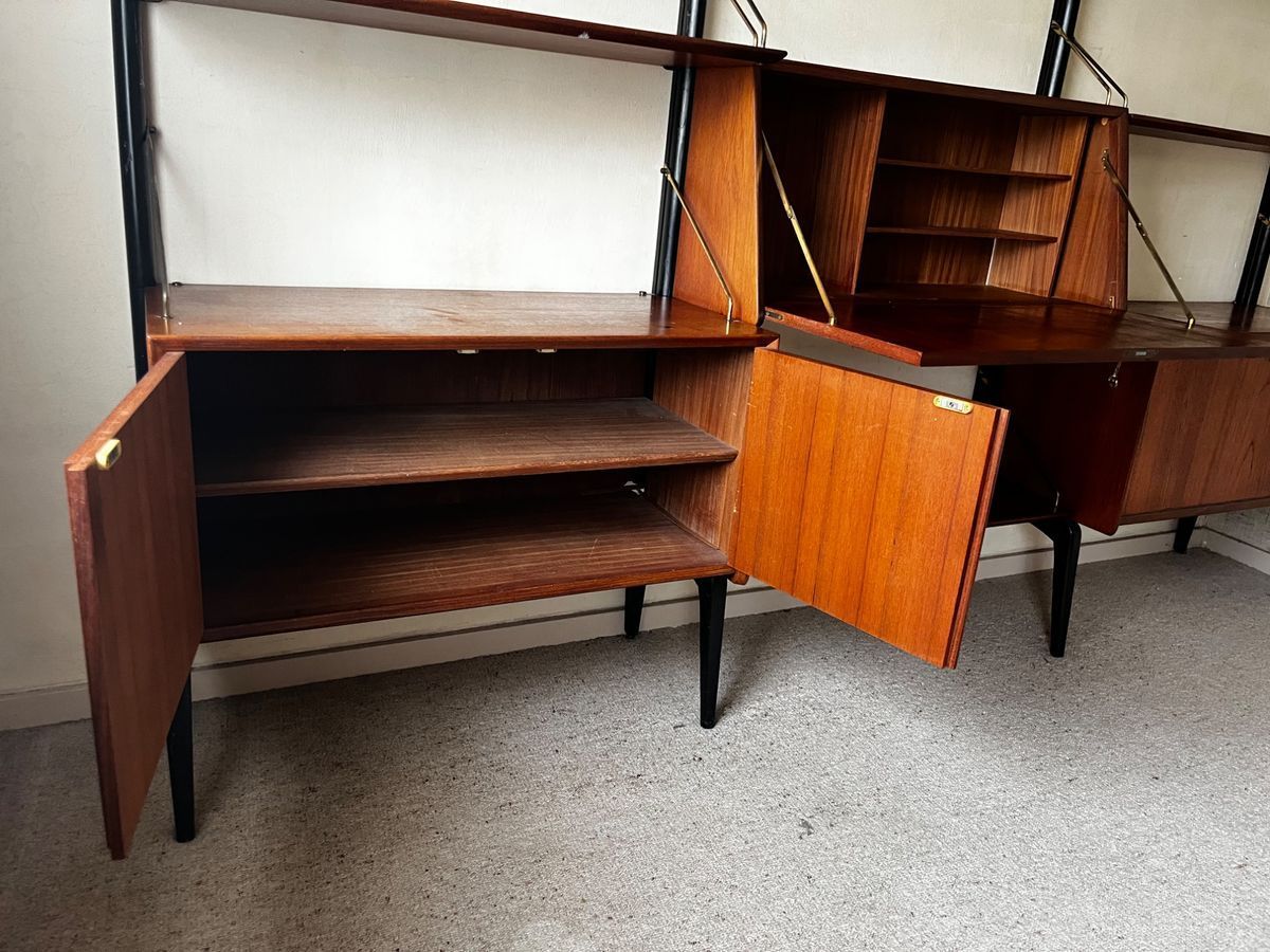 Prachtig Vintage Wandmeubel Van Wébé Door Louis Van Teeffelen image 2