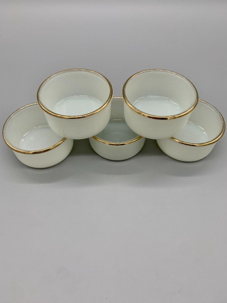 Set Arcopal Arlequin Cups Crème/goud 5 Stuks image 4