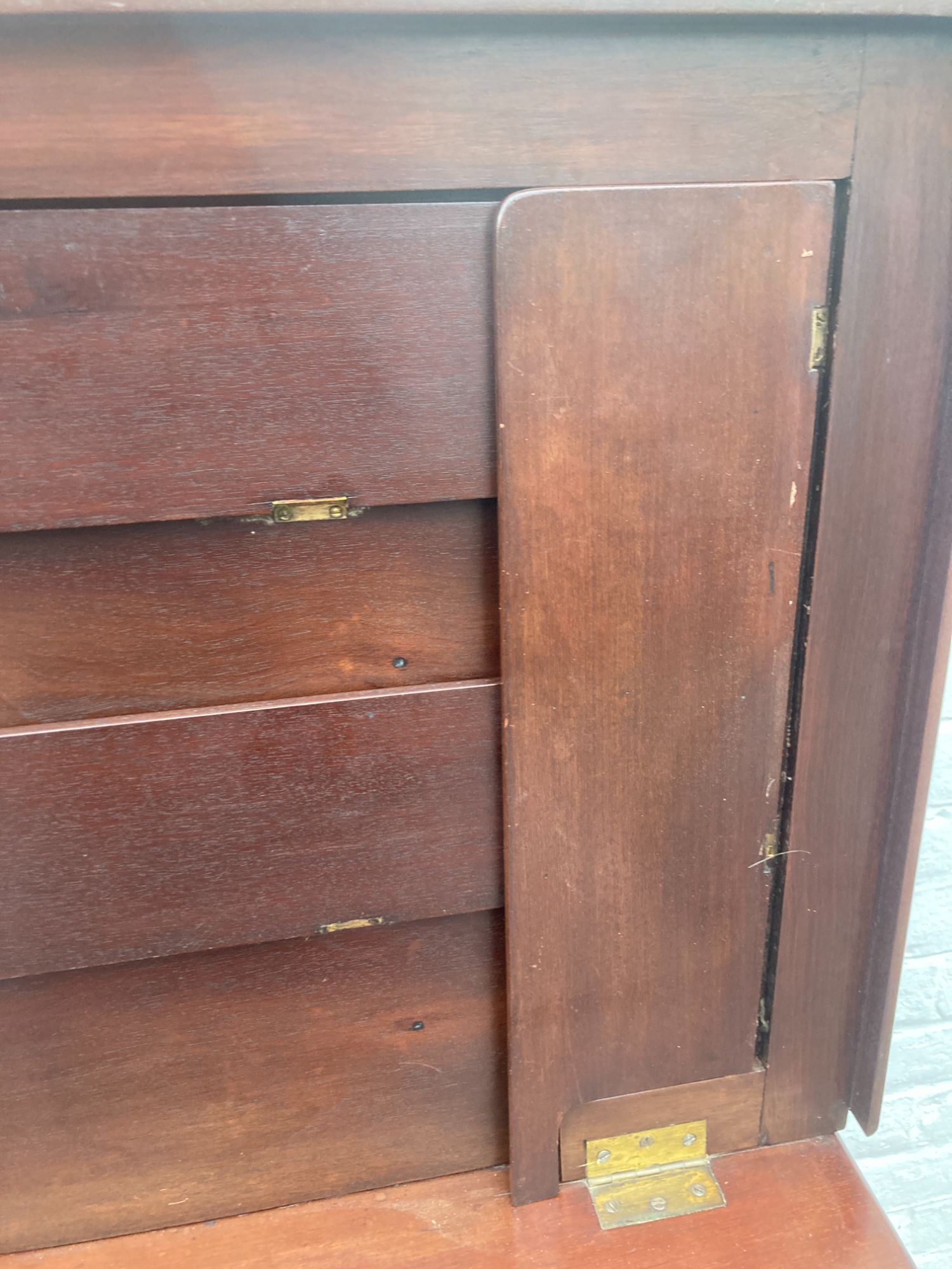Antiek Mahonie Dressoir, En Opengeklapt Een Mooi Antiek Klapbufet image 6