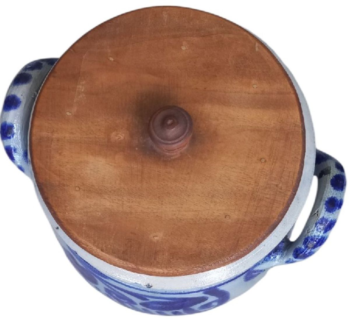 Keulse Pot Met Houten Deksel. image 3