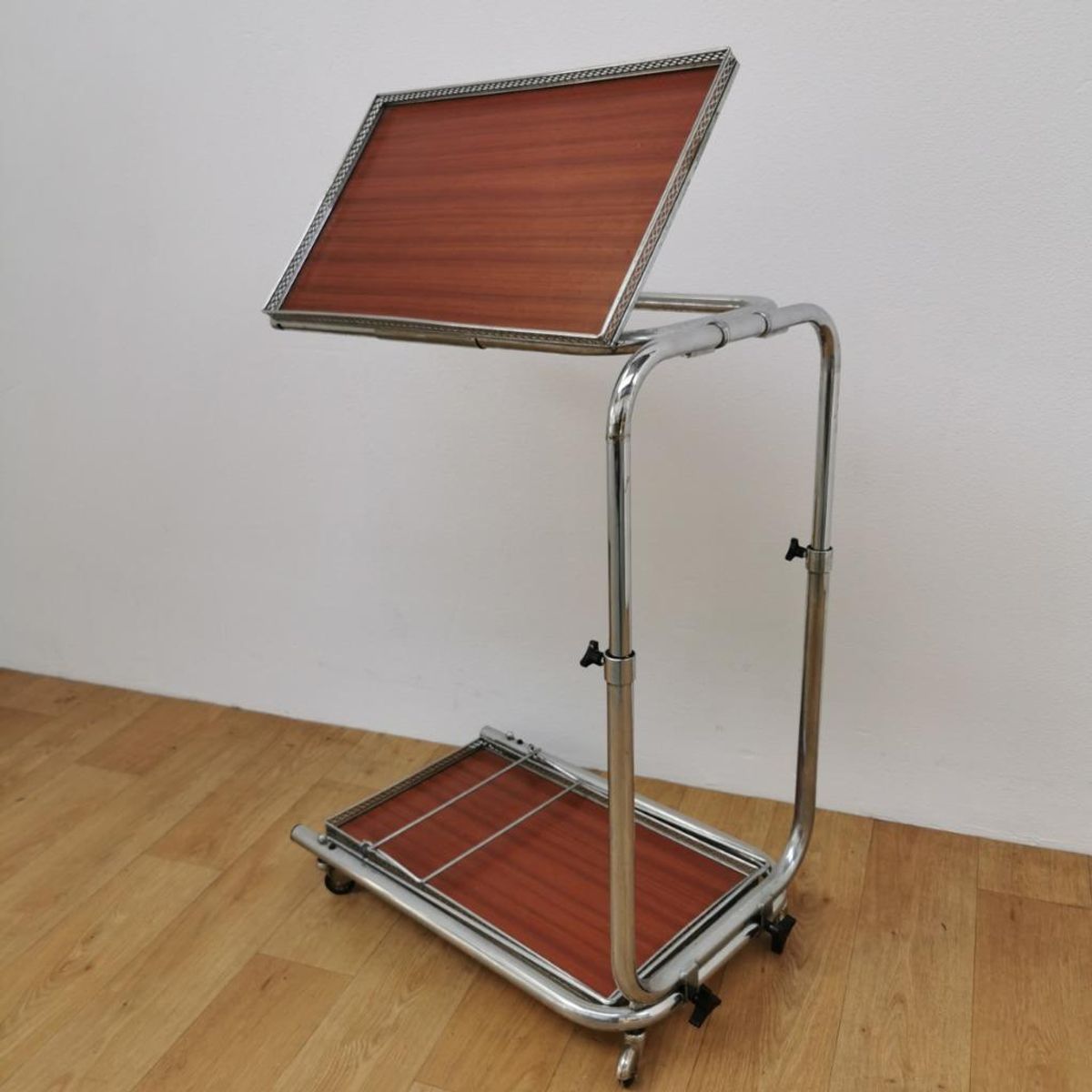 Vintage Mid Century Trolley Barcart Drankenkar Butlerwagen Serveerwagen 1 image 6