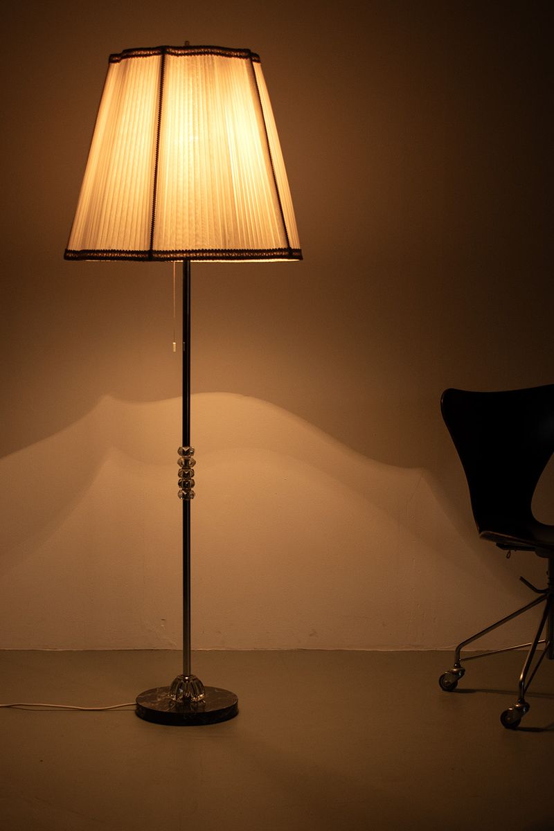 60’s Vloerlamp Met Marmeren Voet image 2