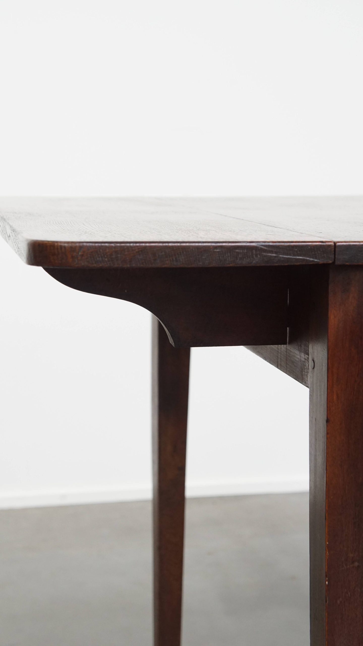 Leuke En Praktische Engelse Antieke Pembroke/ Side Table/ Eettafeltje Van Eikenhout image 12