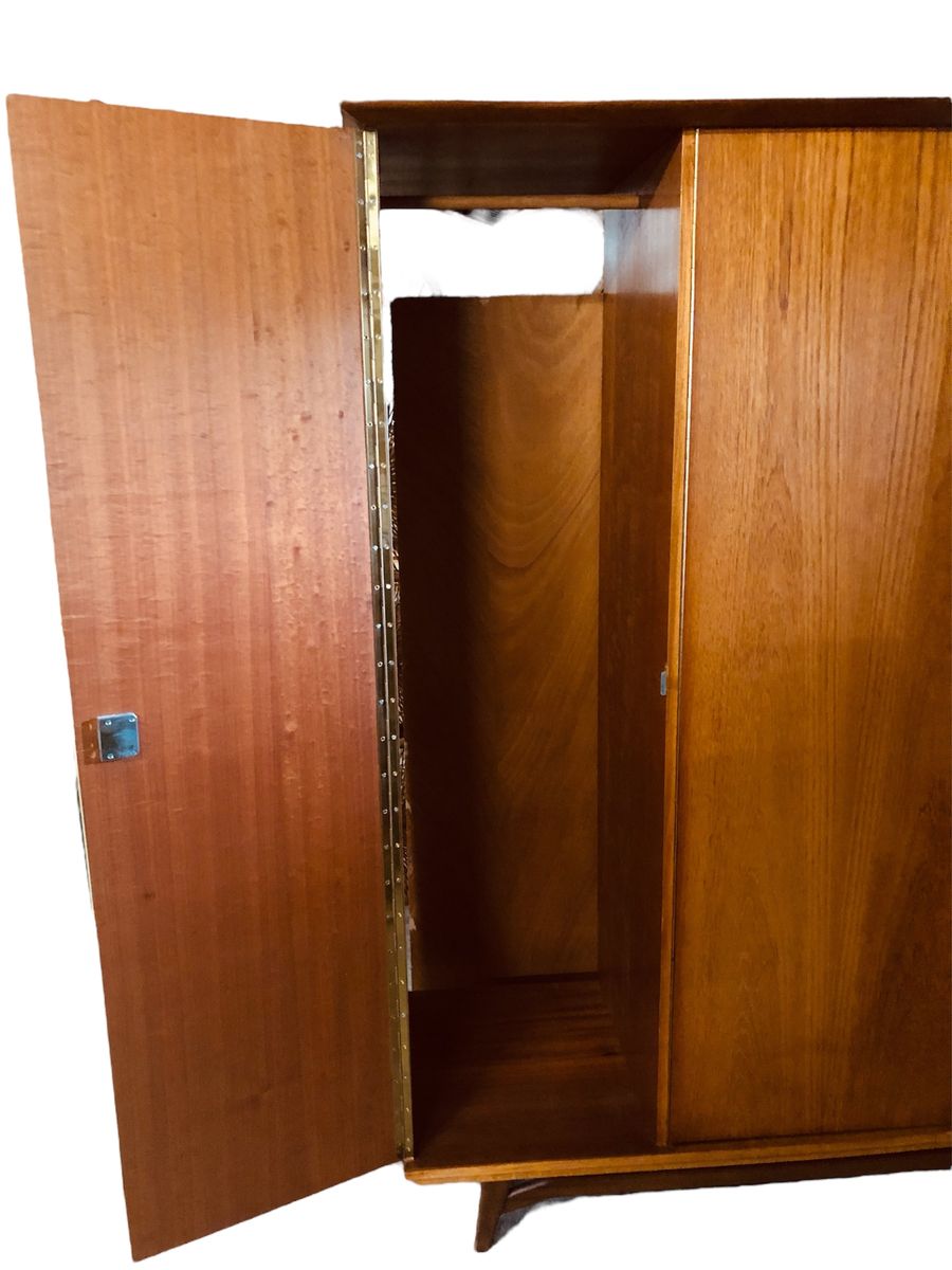 Vintage Kledingkast | Teak Hout | Jaren 60 | Retro Kast image 4