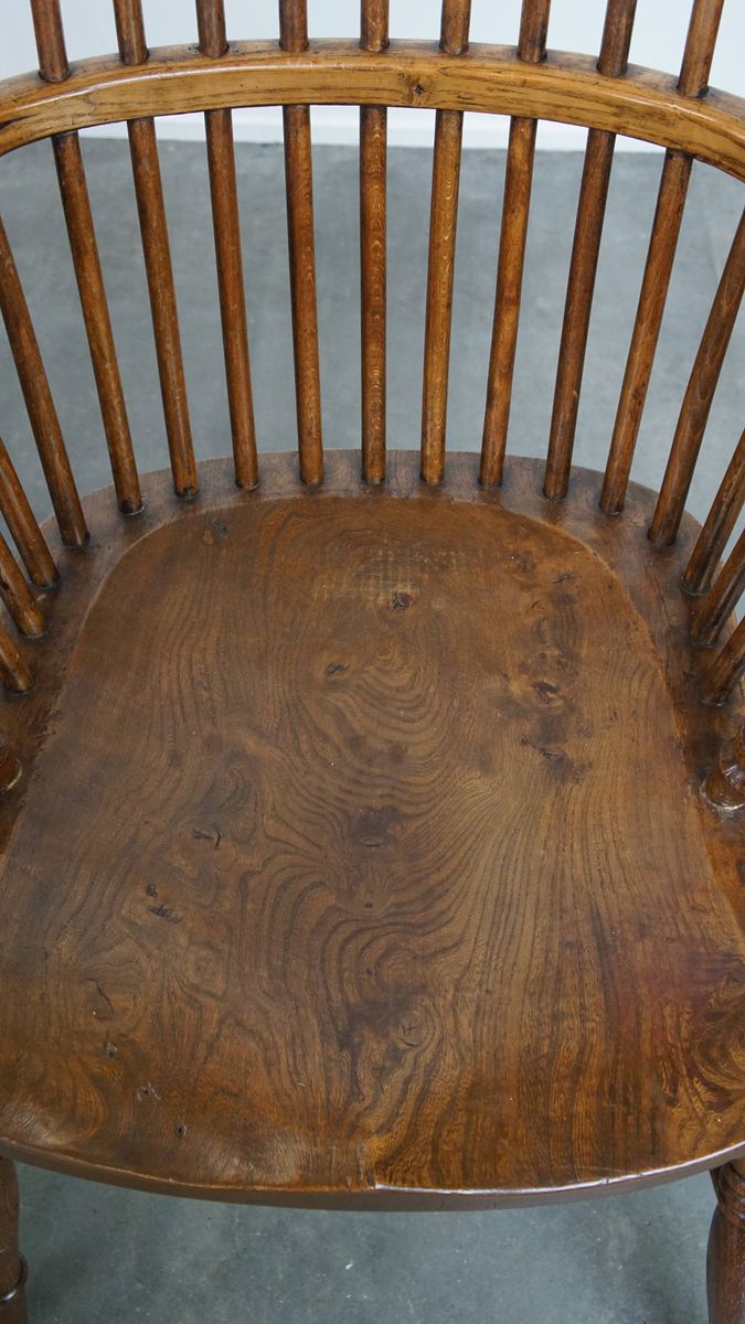 Leuke En Tijdloze Set Van 4 Antieke Engelse Windsor Stickback Chairs Uit De 19e image 9