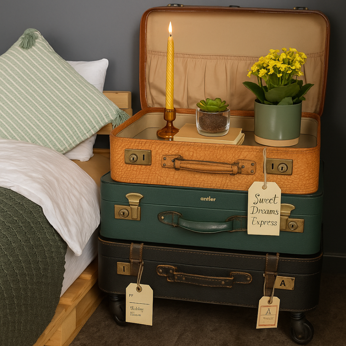 Vintage Kofferset – 3 Unieke Exemplaren Met Karakter image 13