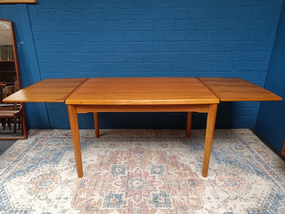 Vintage Verlengbare Design Tafel, Jaren 60, Deens image 10
