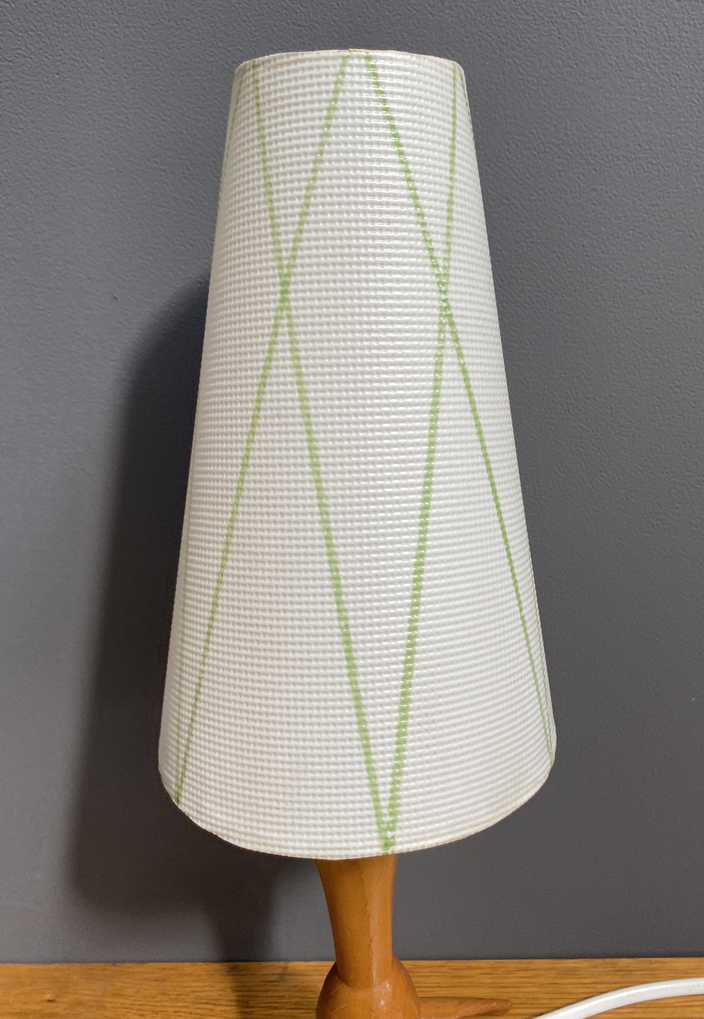 Wood Smalll Table Lamp 1960s image 9