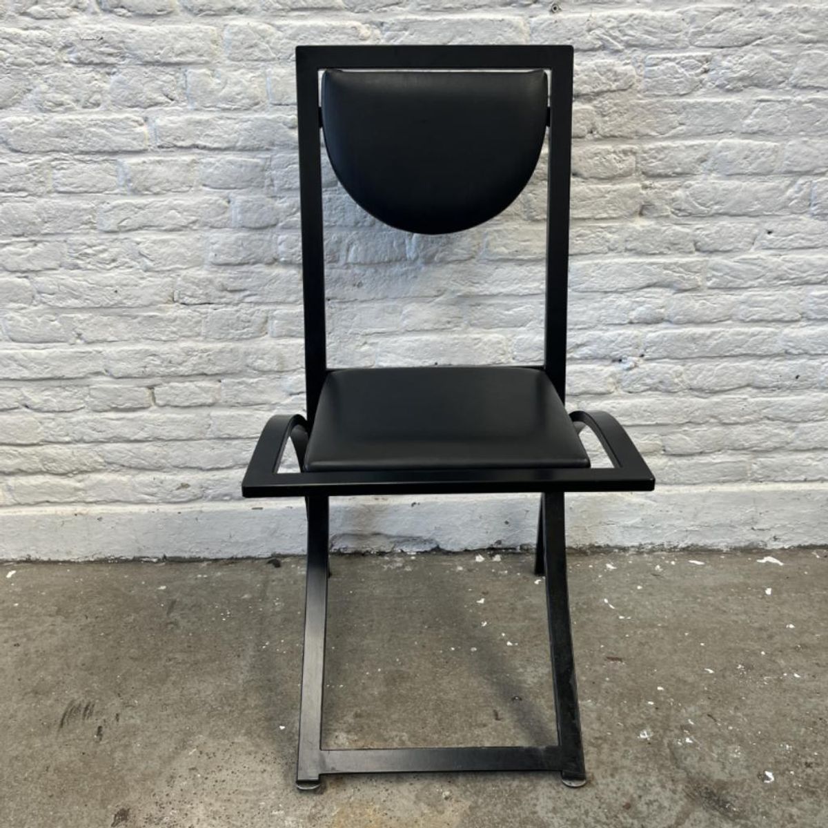 4 Vintage Designstoelen Kff - Zwart Staal - Minimalistisch image 5