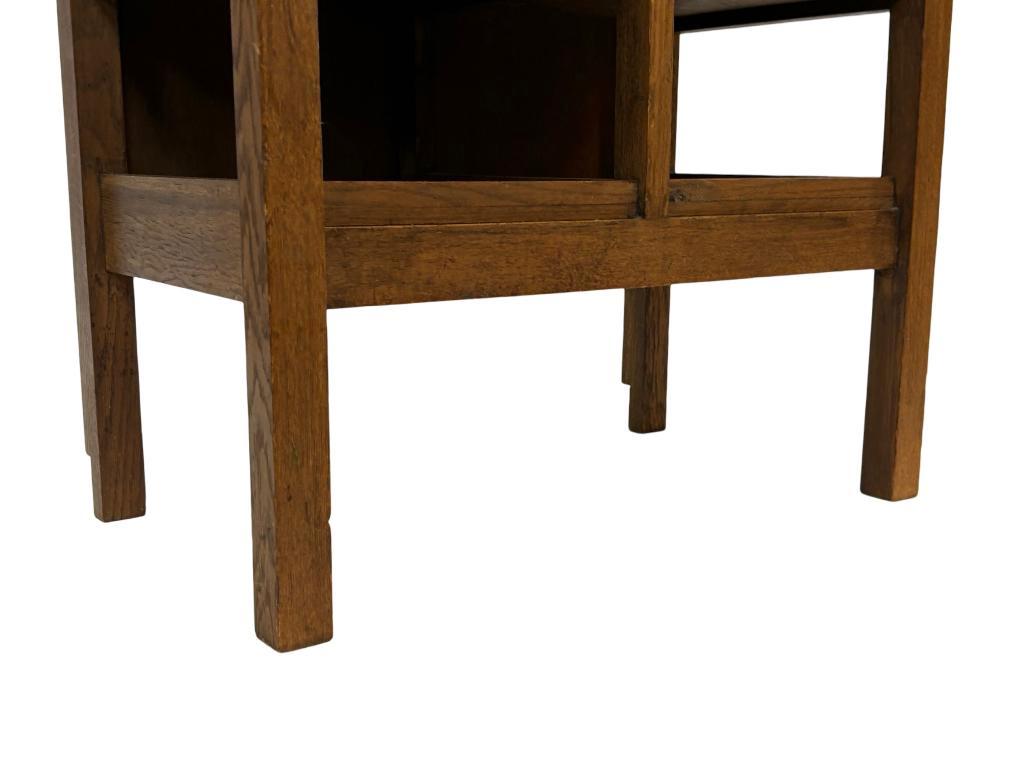 Art Deco Wandkast Vakkenkast Jaren 30 Eiken Open Kast image 10