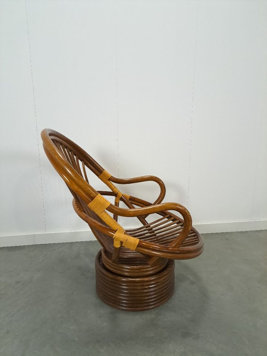 Rotan Manou Draai Stoel image 11