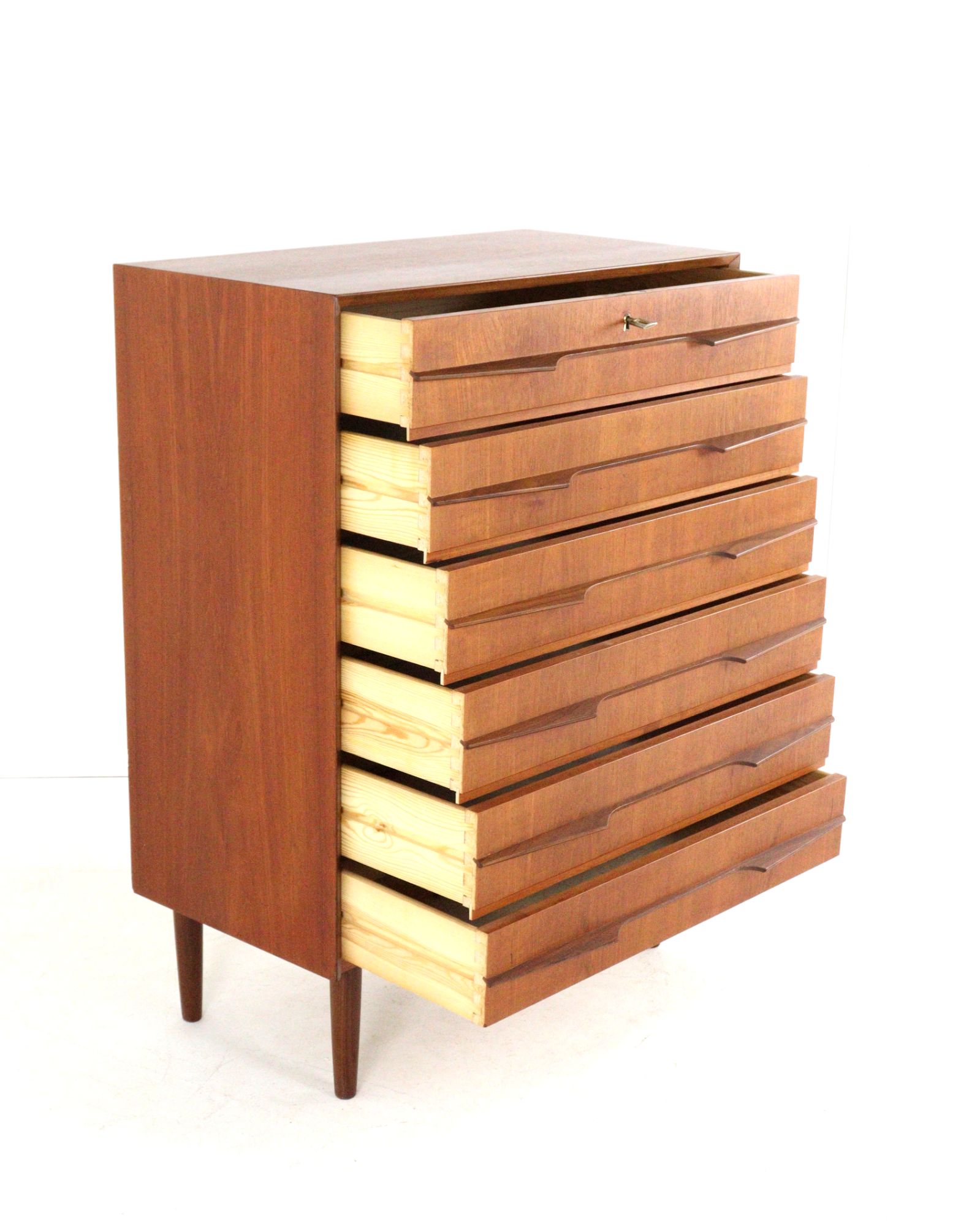 Vintage Hoge Ladekast 'olsted' Deens Design image 17
