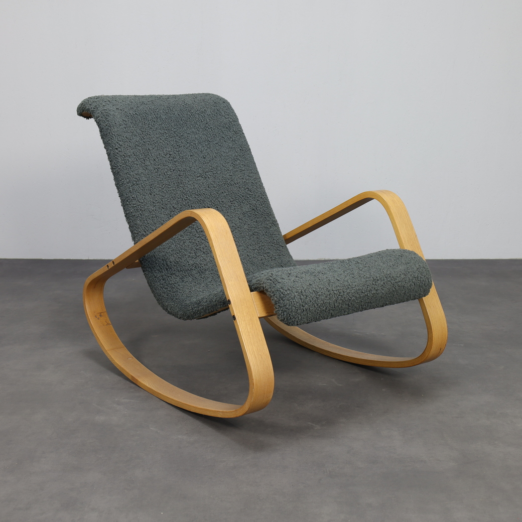Rocking Chair “dondolo” By Luigi Crassevig, Italy, 1970s image 2