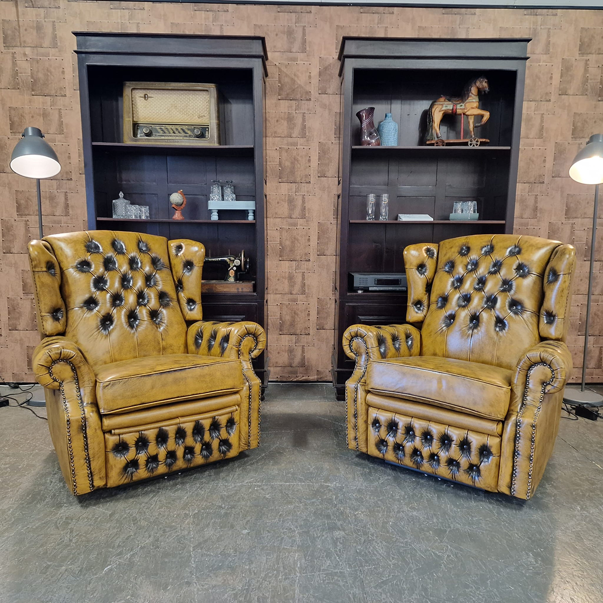 Chesterfield Tremblay Relaxfauteuil - Antiek Whiskey image 4