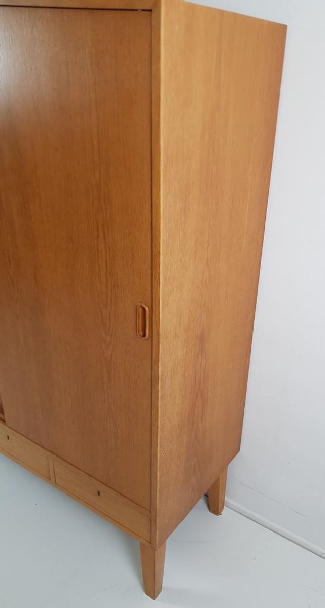 Vintage Deense Wandkast Eiken | Laden | Kast image 12