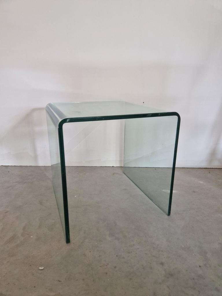 Fiam Of Framati Gebogen Glas Italiaans Design Side Table image 4