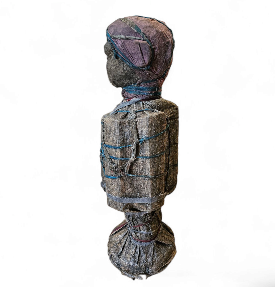 African Sculpture / Multi Material Figure / Height 65 Cm / 1970s image 20