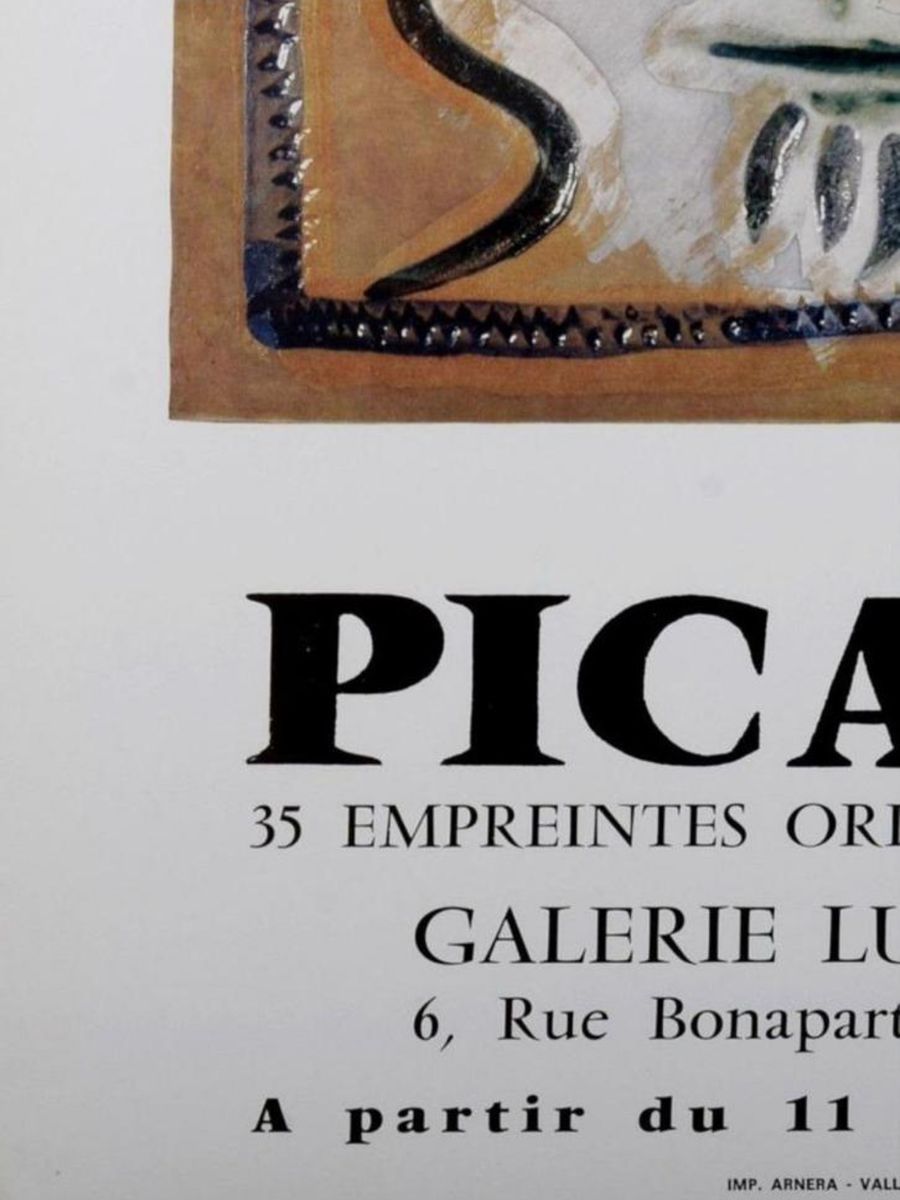 Originele Poster Picasso 1970 | Galerie Lucie Weill image 5