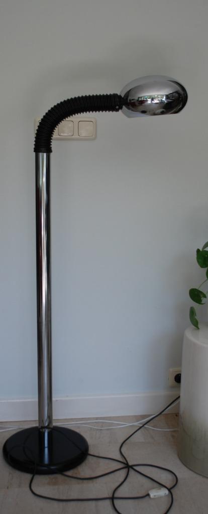 Staande Vloerlamp Jaren '70 Chrome image 3