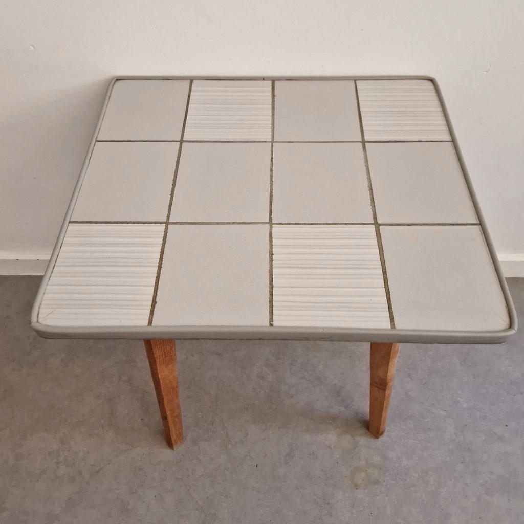 Vintage Salontafel Bijzettafel Formica Jaren 50 Plantentafel image 3