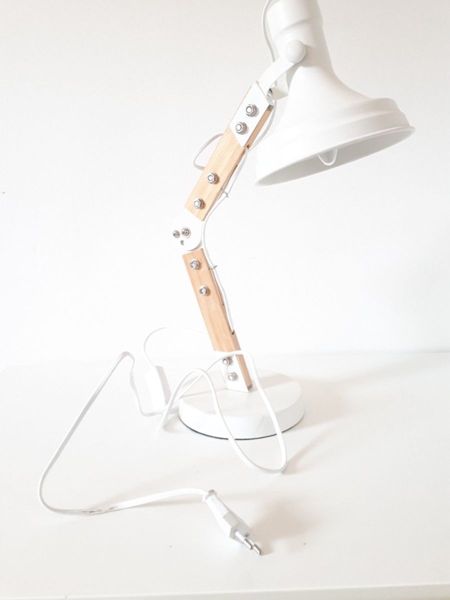 Strakke Bureaulamp Met Knikarm image 4