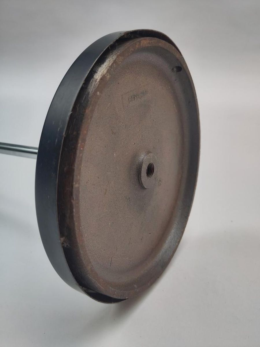 Vintage Staande Hengellamp Gepo Vloerlamp Wit Metaal Anvia image 12
