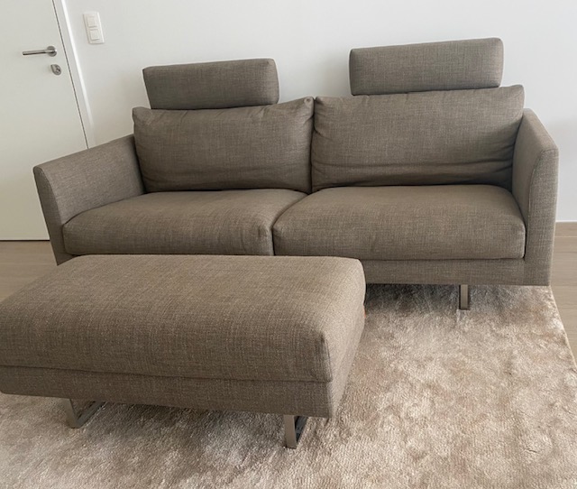 Montis Zitbank - Model Axel Met 2 Hoofdsteunen En Poef image 6