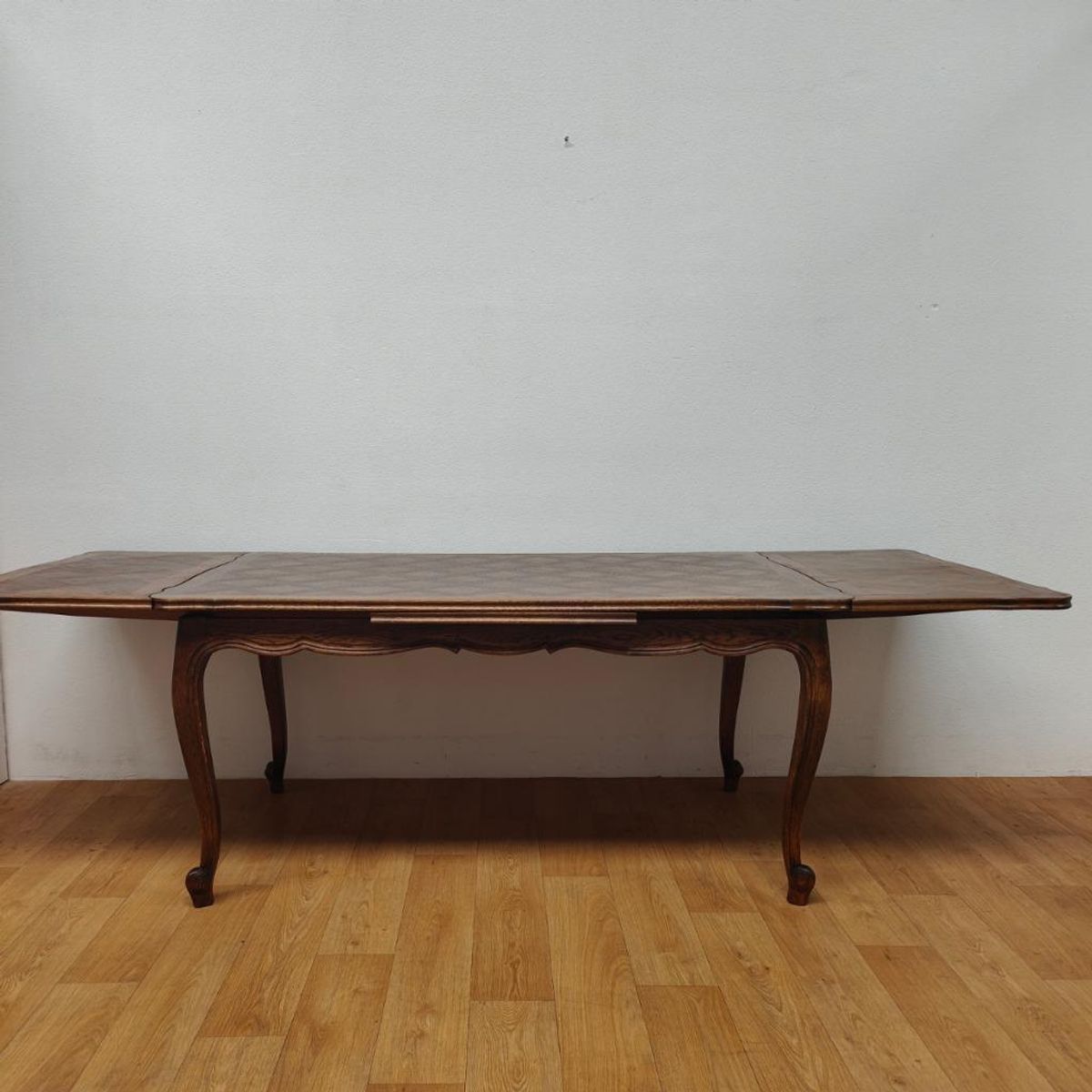 Vintage Antieke Houten Eettafel Eetkamertafel Tafel Uitschuifbaar 701 image 7