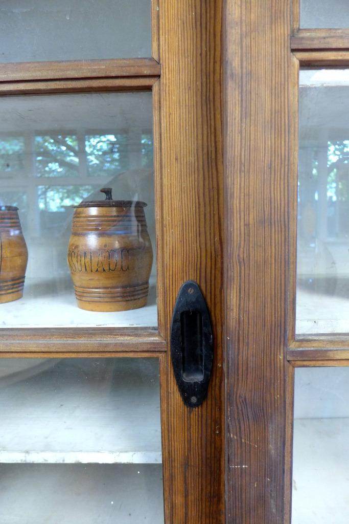 Grote Oude Buffet Vitrine School Museum Winkel Kast image 4