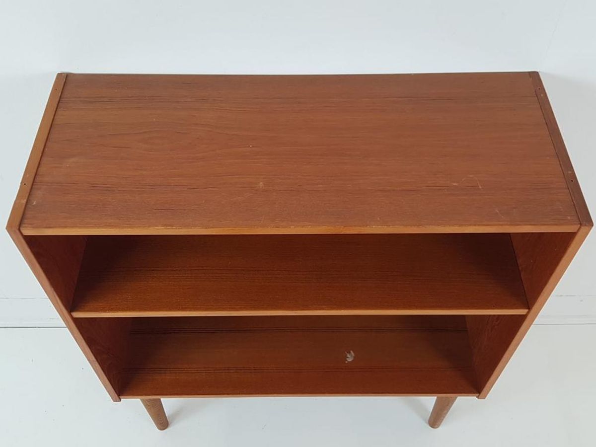 Vintage Deens Boekenkastje | Kastje | Teak Fineer image 4