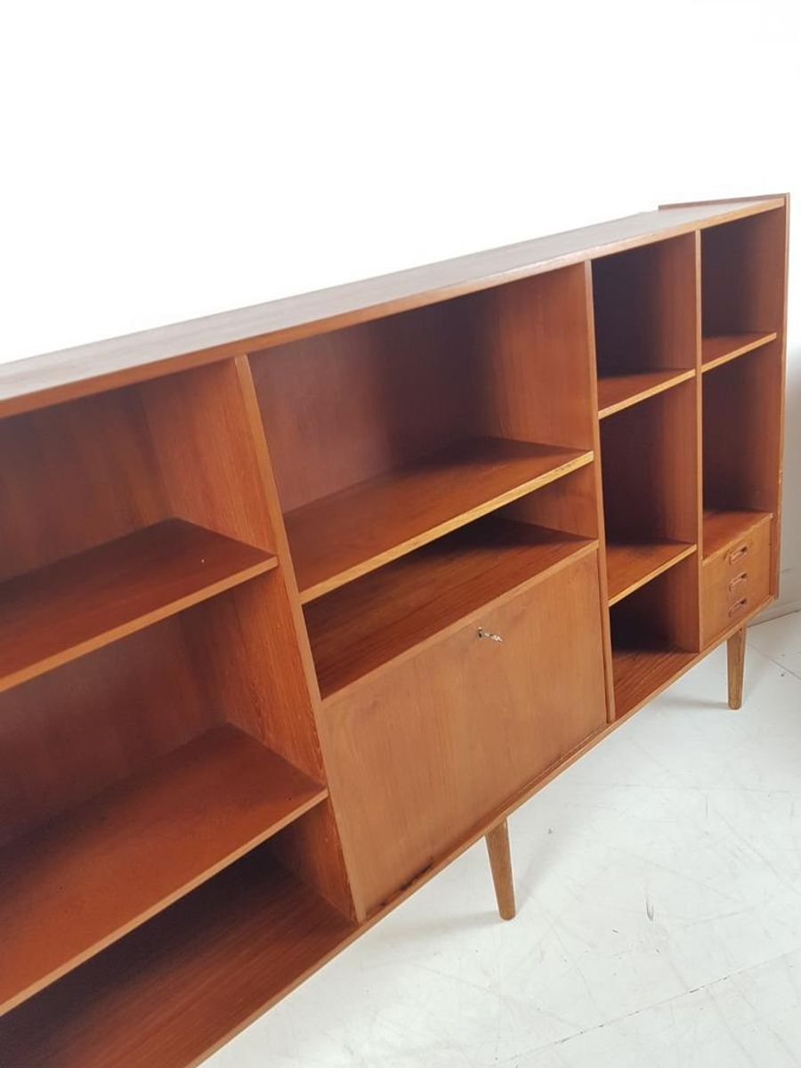 Vintage Grote Buffetkast | Highboard Teak Danish image 8