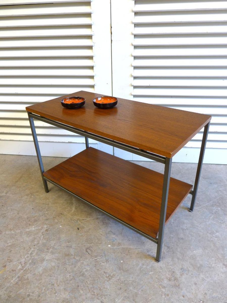 Prachtige Retro Vintage Midcentury Travertin Salontafel image 12