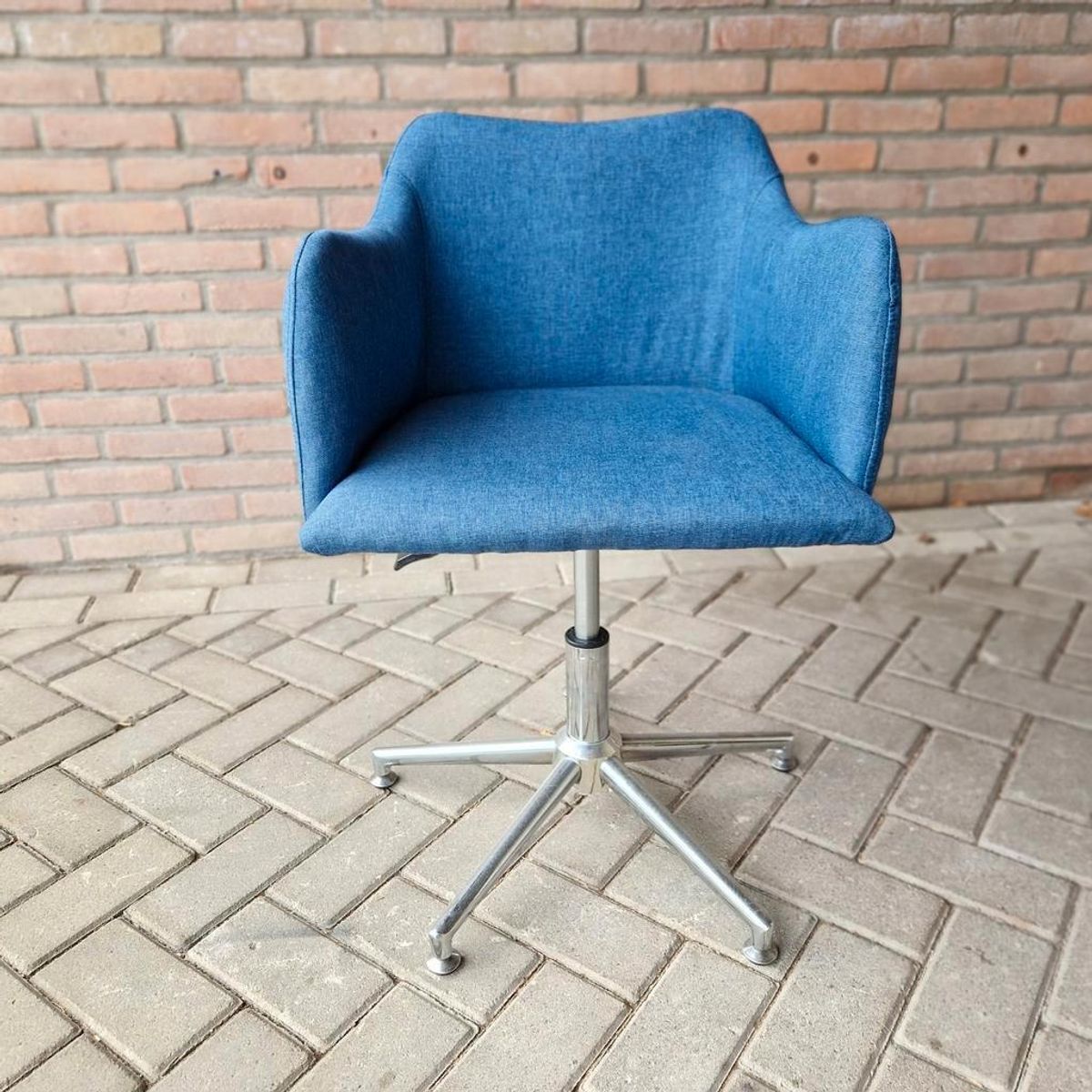 Retro Bureaustoel Verstelbaar Draaibare Stoel Draaistoel image 4