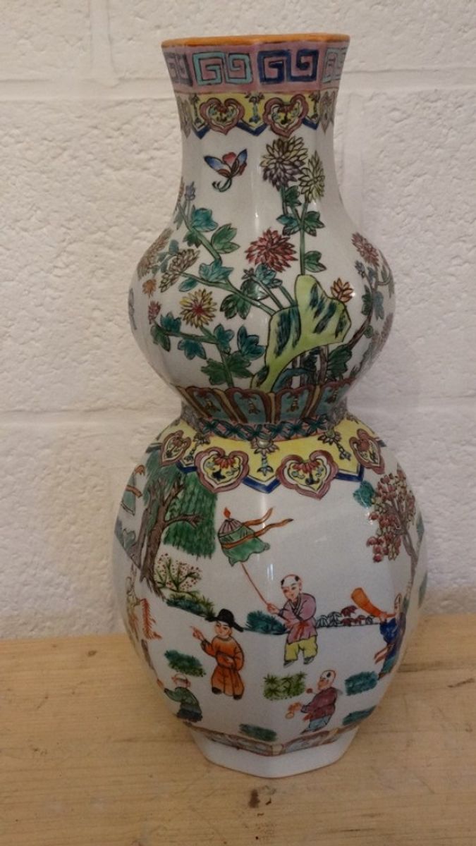 Octogonale Chinese Vaas image 5