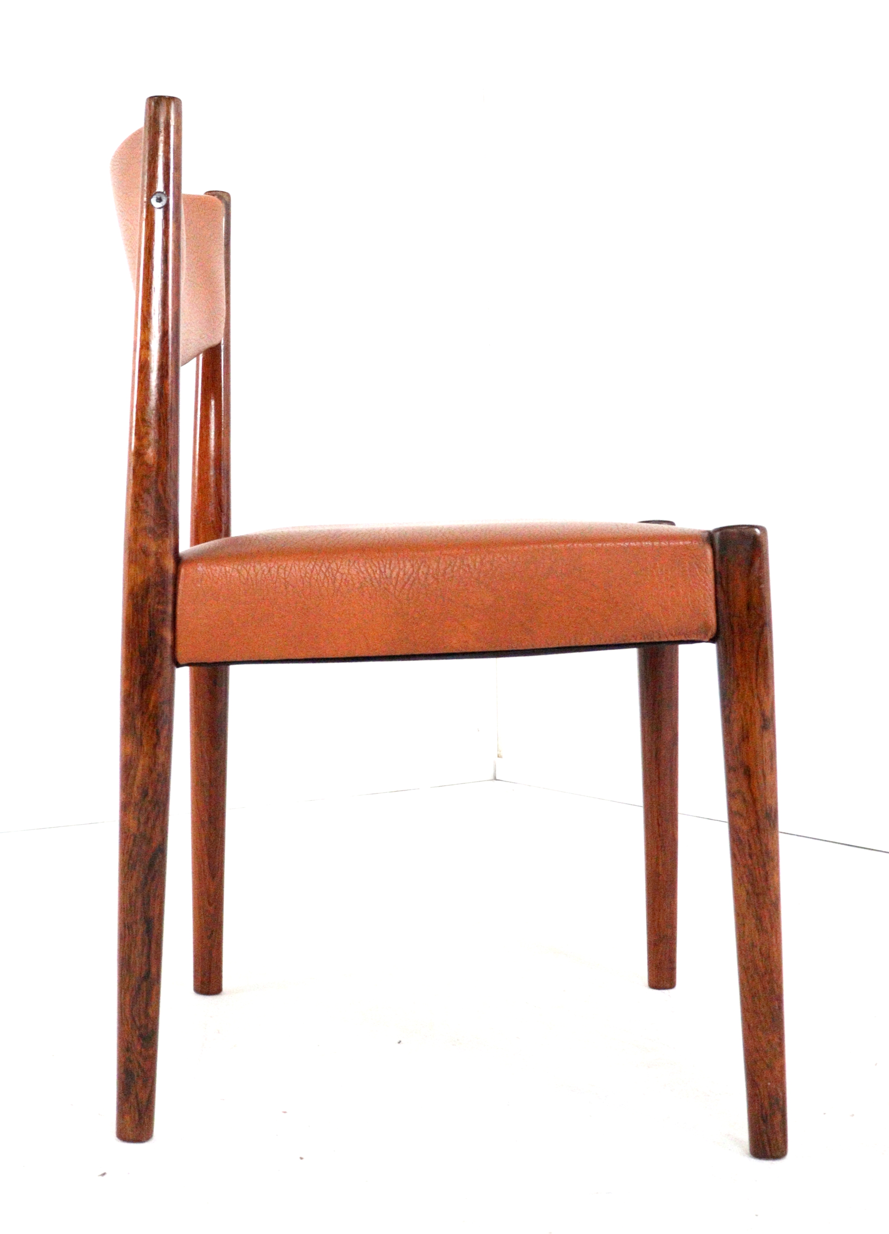 Set 6 Palissander Eetkamerstoelen Stoelen Vintage 'cellemuiden' image 8