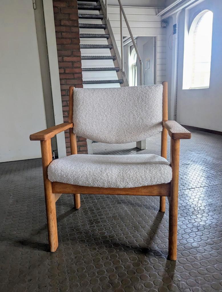 Deense Design 2-zits Bank & Fauteuil Hans Wegner Voor Getama image 4