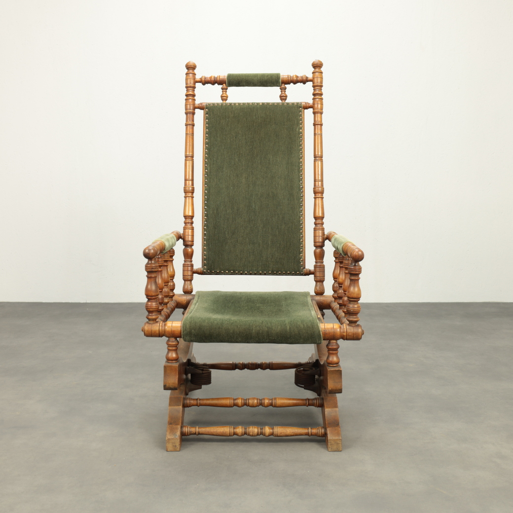 Victorian Rocking Chair, Ca 1920s image 2