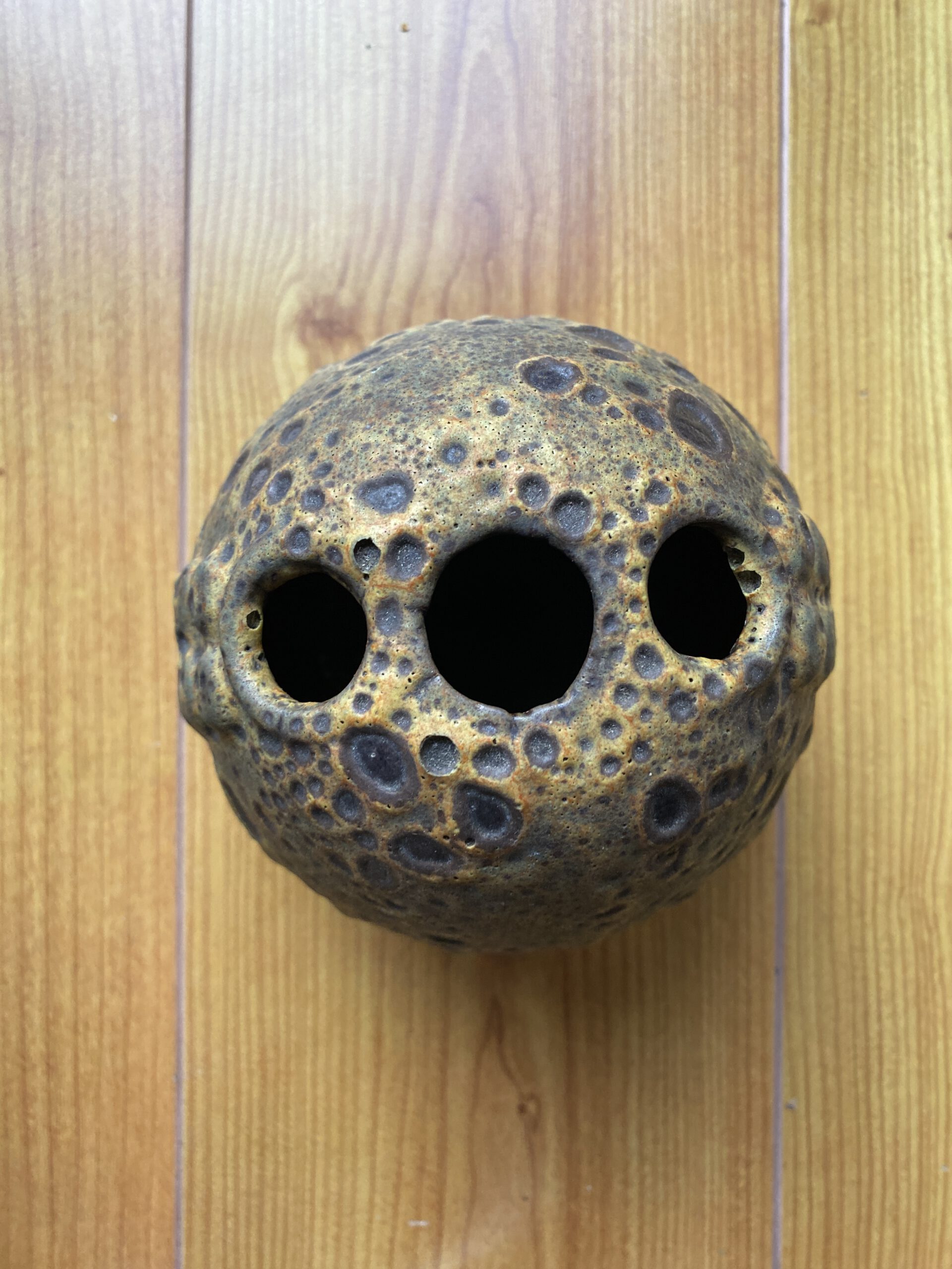 Flower Vase In Fat Lava By Alfred Klein Model 731/17 image 10