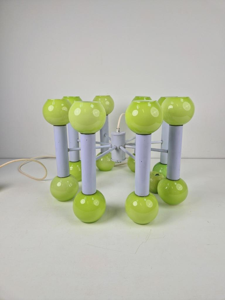Vintage Scolari Hanglamp Eclectic Tubelight ’70 Italy Design image 5