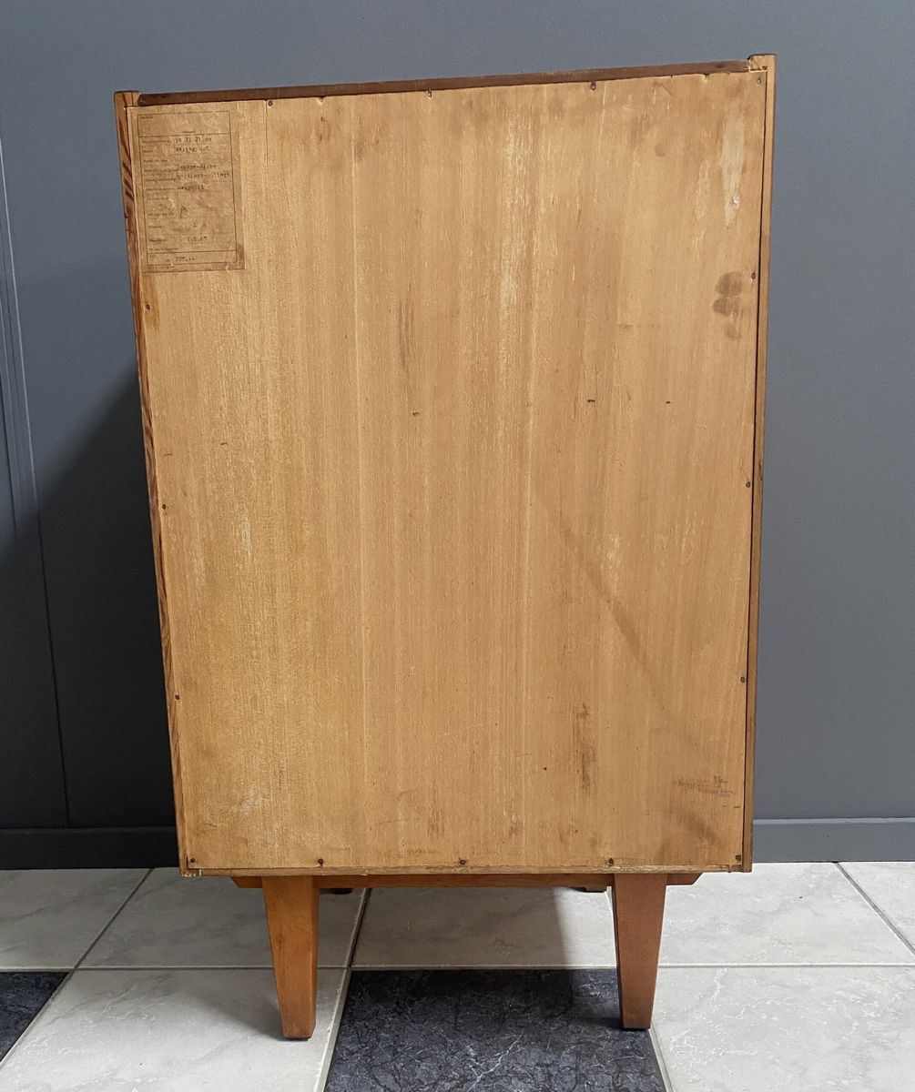 Chest Of Drawers In 2-tone Wood 1960s image 7