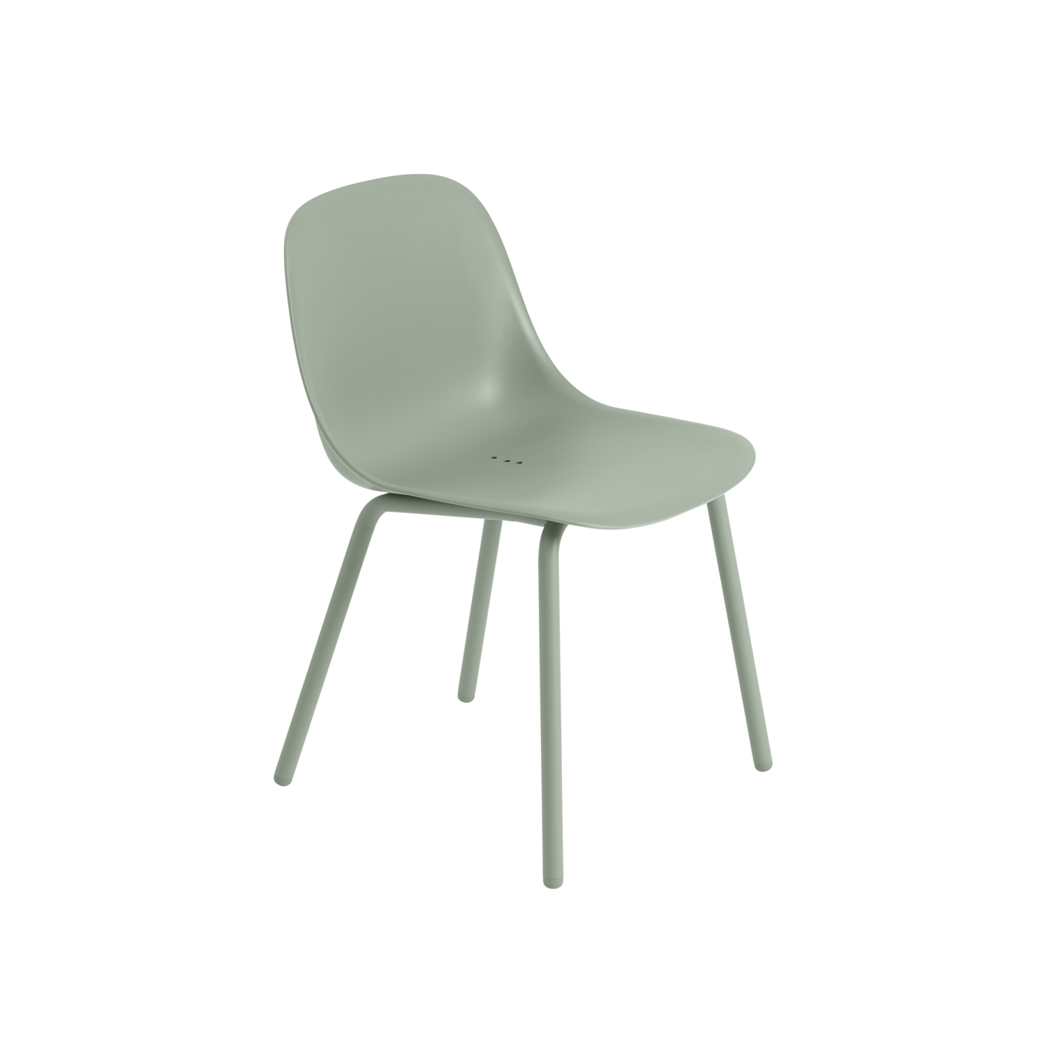 Muuto / Fiber Outdoor Side Chair / Set 6 Stuks / Dusty Green image 2