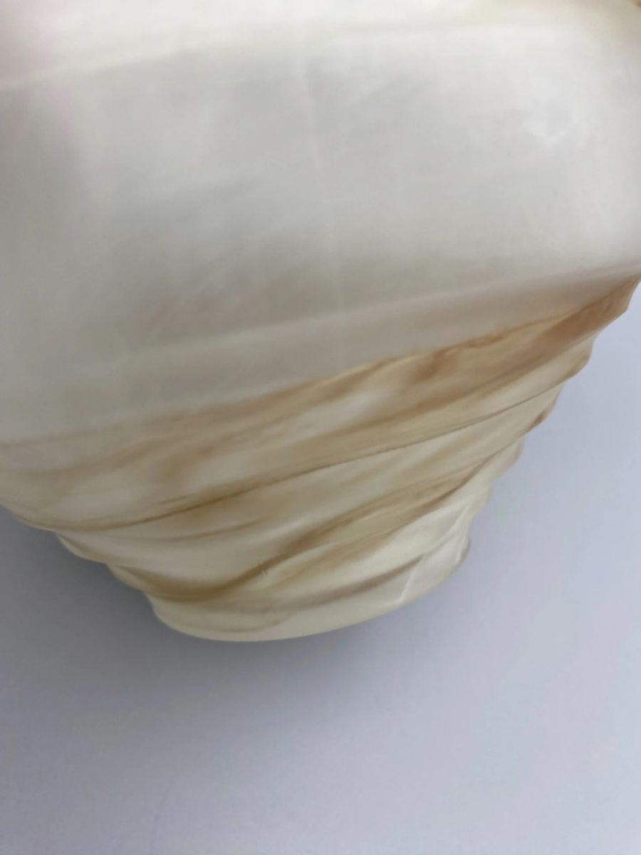 Beeldschone Vaas Gemarmerd Melkglas image 8