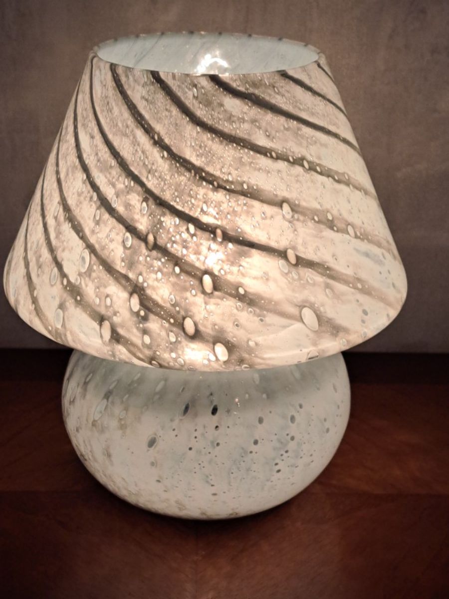 Murano Swirl Mushroom Lamp image 11
