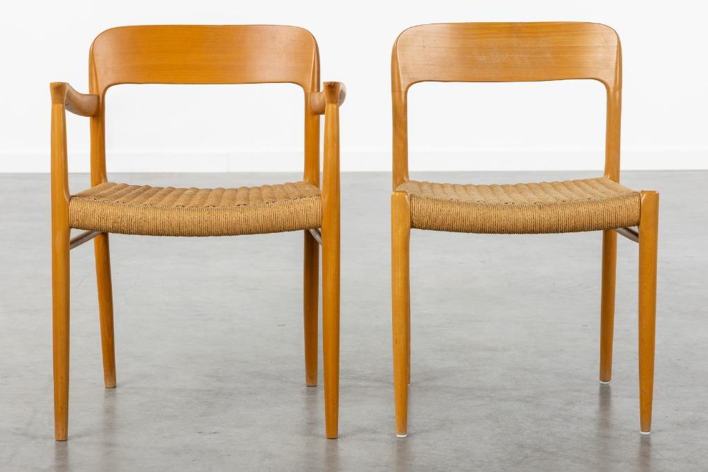 Set Van 8 Stoelen Niels Moller Voor Mollers Mobelfabrik image 14