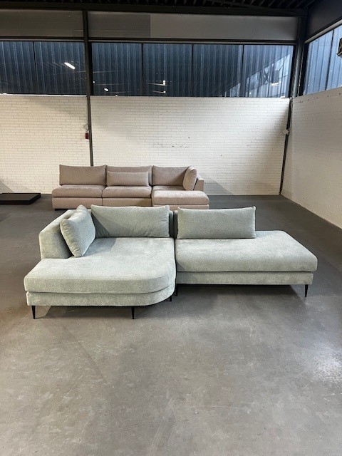 4x6 sofa - X3 Modulaire Bank Lichtgroen Uni image 4