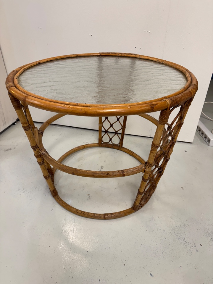 Bijzettafel Rond Bamboe image 2